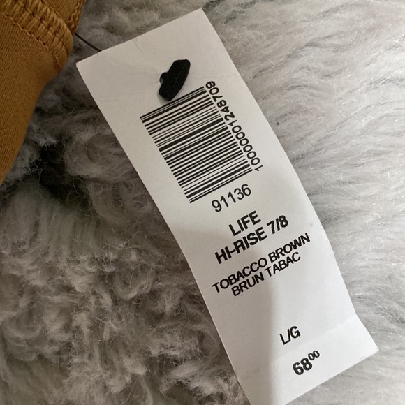 NWT Aritzia TnaLIFE Atmophlex Hi-rise 7/8 legging-tobacco brown- large - Picture 6 of 13